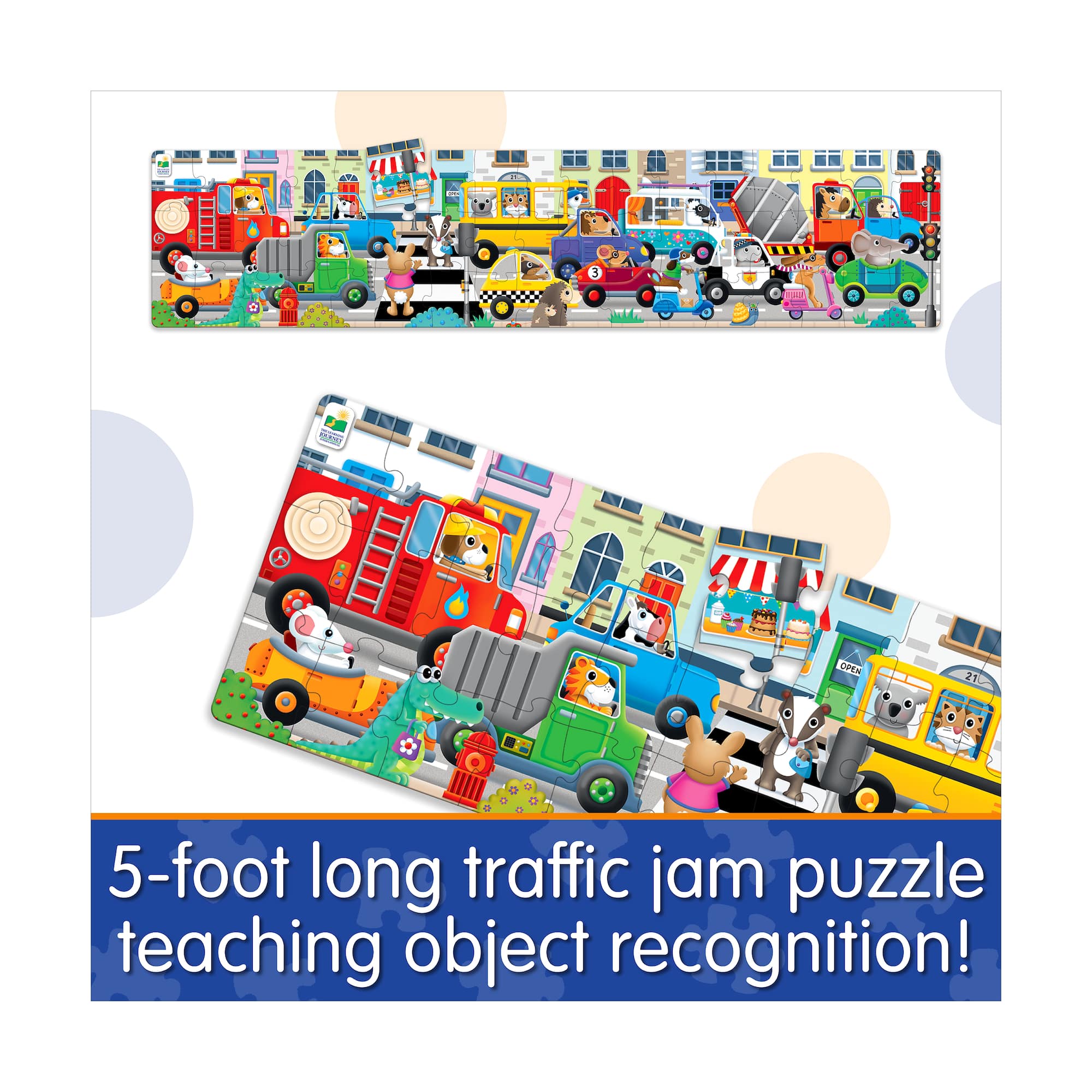 Long & Tall Puzzle - Traffic Jam: 50+ Pcs